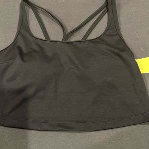 XL New With Tags black sports bra